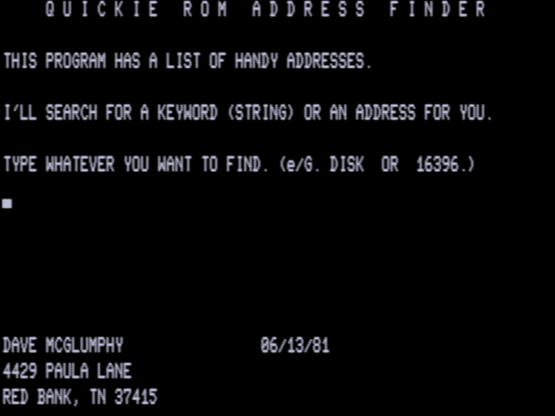 Screen shot